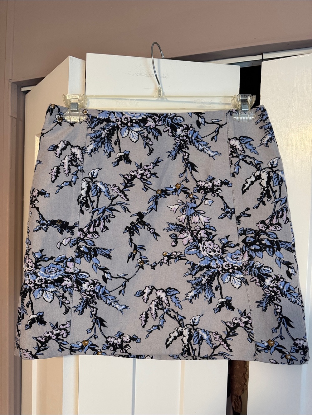 NWT! LOFT floral tapestry jacquard pencil skirt Size 8